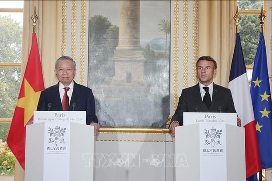 TOÀN VĂN: TUYÊN BỐ CHUNG NÂNG CẤP QUAN HỆ LÊN ĐỐI TÁC CHIẾN LƯỢC TOÀN DIỆN GIỮA VIỆT NAM VÀ PHÁP