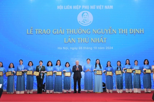 Danh sách 30 cán bộ Hội được nhận Giải thưởng Nguyễn Thị Định lần thứ nhất