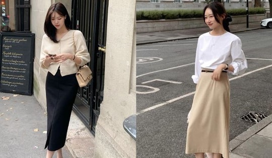 5 mẫu chân váy công sở thịnh hành nhất mùa thu 2024