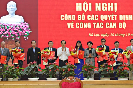 Bổ nhiệm Phó Trưởng Ban Nội chính, Phó Chánh Thanh tra tỉnh, 4 Phó Giám đốc Sở