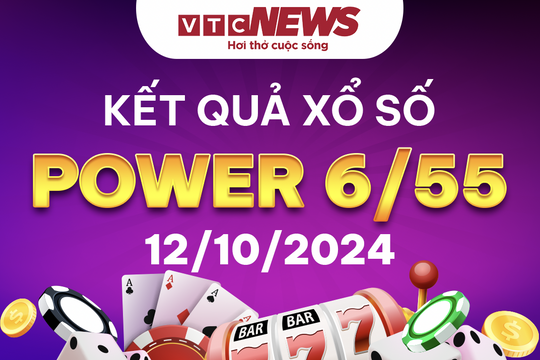 Vietlott 12/10 - Kết quả xổ số Vietlott hôm nay 12/10/2024 - Xổ số Power 6/55