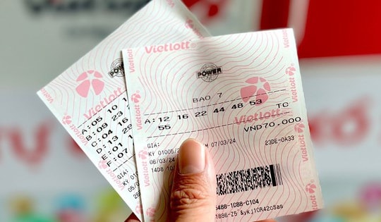 Vietlott liên tục thông báo tin vui có người trúng độc đắc