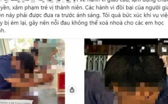 Xác minh việc phụ huynh lên mạng tố cáo 1 thầy giáo xâm hại nhiều nữ sinh ở Bình Dương