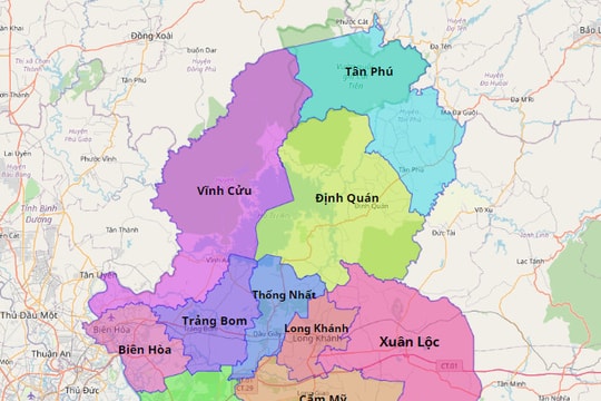 Sắp xếp đơn vị hành chính cấp xã của Đồng Nai từ 01/11/2024