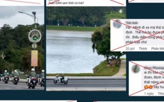 Truy tìm người đăng tin so sánh, xúc phạm CSGT biểu diễn mô tô với người mẫu Ngọc Trinh