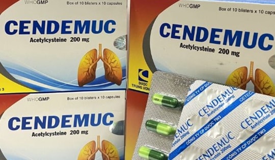 Thu hồi khẩn lô thuốc Cendemuc của Công ty Dược Trung ương 3 do không đạt chất lượng, không đảm bảo sức khoẻ người dùng