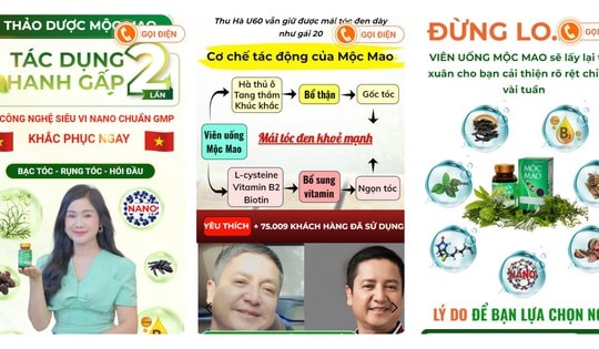 Viên uống Mộc Mao bị Cục An toàn thực phẩm 'tuýt còi' vẫn bất chấp quảng cáo sai phạm tràn lan