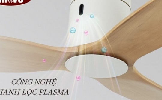 Mr Vũ lần đầu ra mắt quạt trần tích hợp lọc khí, nâng tầm không gian sống