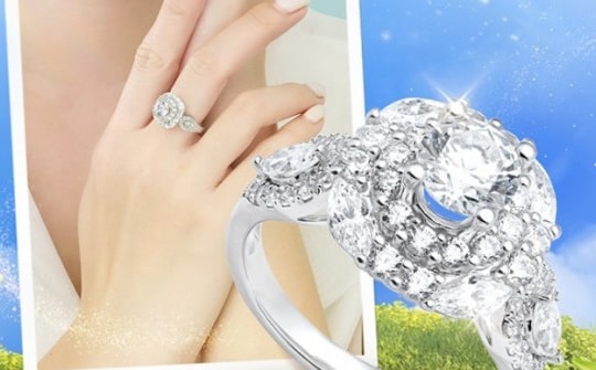 Trang sức đính đá ECZ cùng nàng “lấp lánh” ngày 20/10