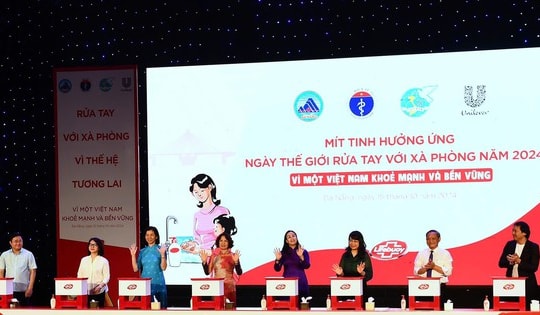 Mít tinh hưởng ứng Ngày Thế giới rửa tay với xà phòng năm 2024