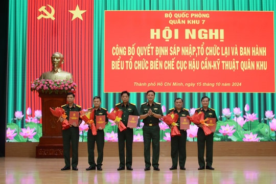 SÁP NHẬP, tổ chức lại 2 Cục; giao nhân sự phụ trách đơn vị mới