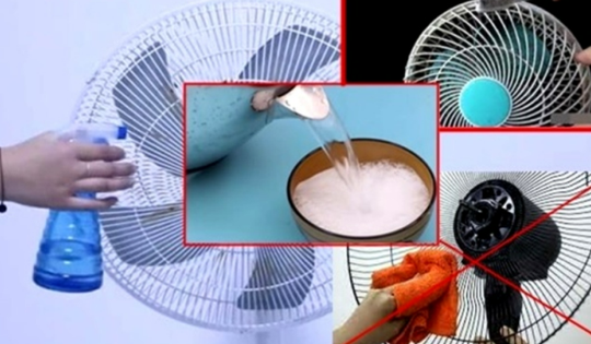 Mẹo làm sạch quạt mà không phải tháo, lại không tốn bất cứ chi phí phát sinh nào