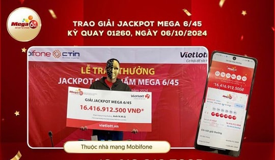 Chọn dãy số Vietlott đã từng mua trước đó, người đàn ông bất ngờ trúng độc đắc tiền tỷ