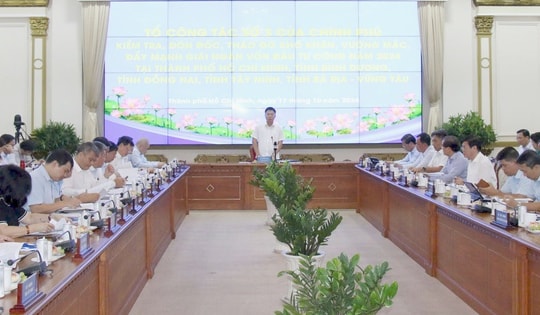 Phó Thủ tướng làm việc với vùng Đông Nam Bộ để gỡ điểm nghẽn giải ngân đầu tư công