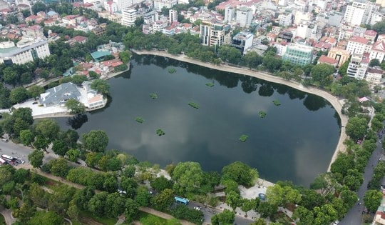 Toàn cảnh hồ Thiền Quang với 4 không gian mở sắp hoàn thiện