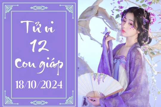 Tử vi 12 con giáp hôm nay ngày 18/10/2024: Tý ổn định, Thân chậm trễ
