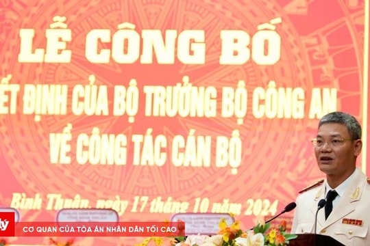 Công an tỉnh Bình Thuận có Tân Phó Giám đốc