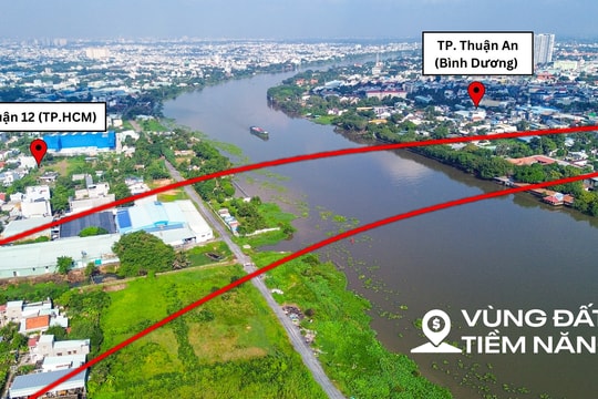 Khu vực sẽ xây 3 cây cầu nối TP.HCM với thành phố đông dân nhất Bình Dương