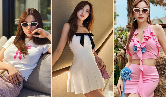 Học lỏm gu thời trang 'hack tuổi' của hot girl đời đầu Hạnh Sino