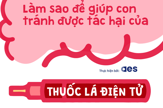 Cần làm gì để giúp con tránh xa thuốc lá điện tử?
