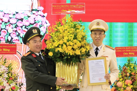 Bổ nhiệm Trưởng Công an huyện giữ chức Phó Giám đốc Công an tỉnh