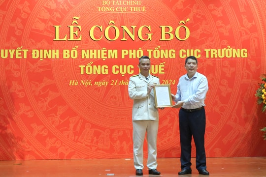 Bổ nhiệm tân Phó Tổng cục trưởng Tổng cục Thuế