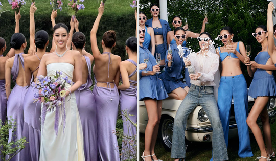 10 phù dâu 'bí ẩn' của Hoa hậu Khánh Vân đã lộ diện