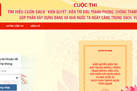 Đáp án tuần 1 Cuộc thi tìm hiểu Cuốn sách về phòng chống tham nhũng của cố Tổng Bí thư Nguyễn Phú Trọng tỉnh Quảng Nam