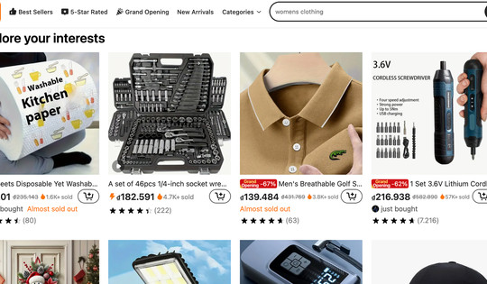 Sàn Temu mới du nhập vào Việt Nam, bán hàng siêu rẻ, người tiêu dùng cần cẩn trọng