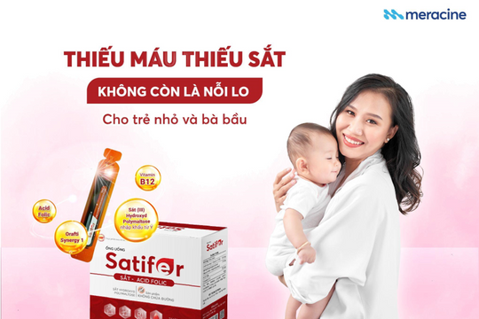 Không còn nỗi lo thiếu máu thiếu sắt ở trẻ nhỏ và bà bầu