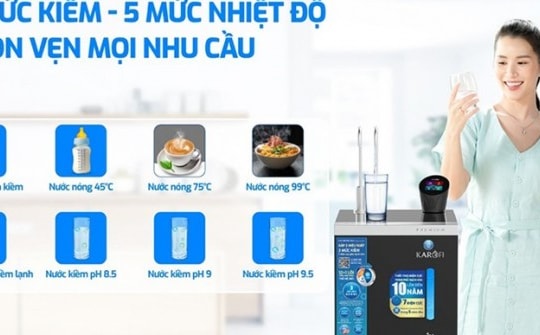 Máy lọc nước Hydro-ion kiềm Karofi KAE-S88 Promax có gì ấn tượng?