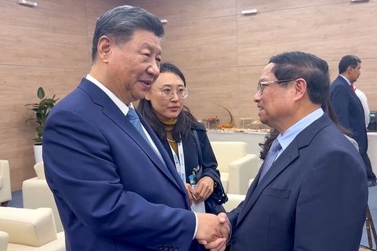 Thủ tướng Phạm Minh Chính gặp Tổng Bí thư, Chủ tịch Trung Quốc Tập Cận Bình