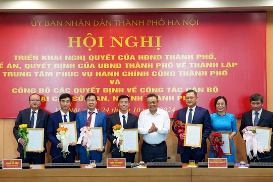 Bổ nhiệm lãnh đạo 'đơn vị hành chính đặc biệt' của Thủ đô