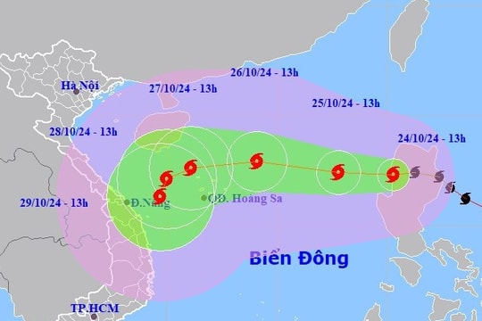 Chuyên gia Thời tiết lý giải đường đi phức tạp của Bão Trà Mi (TRAMI)