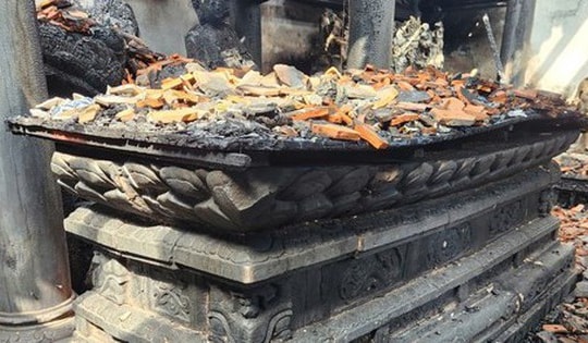 Bảo vật quốc gia ở chùa Phổ Quang hư hại như thế nào sau vụ cháy lớn
