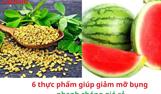 6 thực phẩm giúp giảm mỡ bụng nhanh chóng giá rẻ