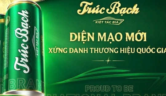 Bia Trúc Bạch - diện mạo mới, xứng danh Thương hiệu Quốc gia