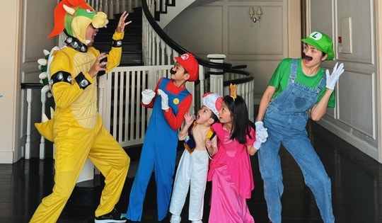 Halloween của sao: Cậu út nhà Tăng Thanh Hà gây chú ý