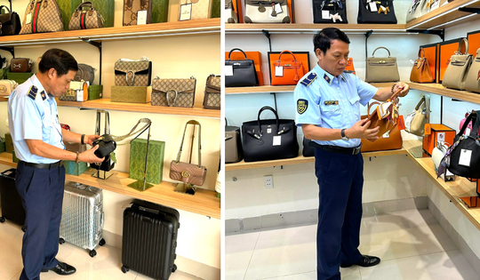 Tiểu thương công khai bán túi xách, giày dép Chanel, Gucci, Adidas… giả mạo nhãn hiệu với giá cao