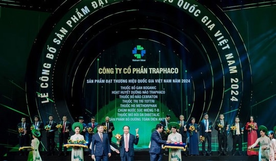 Traphaco giữ vững vị thế, lần thứ 7 liên tiếp đạt danh hiệu Thương hiệu Quốc gia Việt Nam