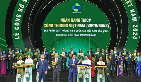 VietinBank lần thứ 8 liên tiếp được vinh danh Thương hiệu Quốc gia Việt Nam