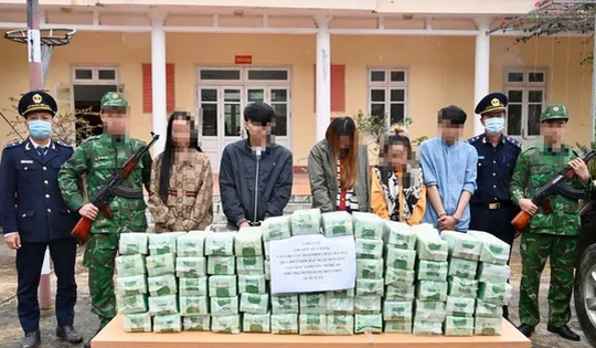 Giấu 70 kg ma túy trong các gói trà vận chuyển qua từ Lào vào Việt Nam