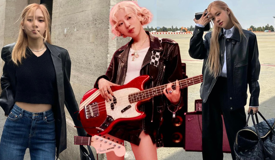 Rosé lại khiến áo khoác da "hot" hơn nữa rồi!