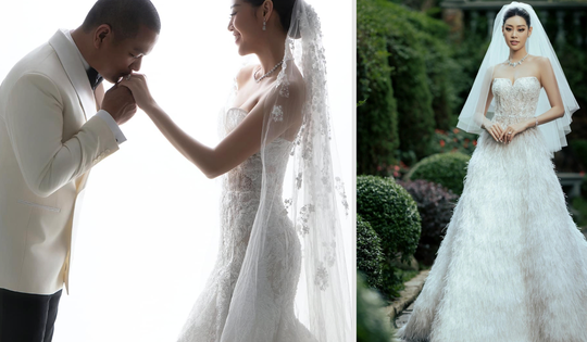 Khánh Vân hé lộ bộ ảnh cưới với nhiếp ảnh gia hơn 17 tuổi