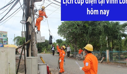 Lịch cúp điện hôm nay Thứ 2 ngày 11/11/2024 tại Vĩnh Long