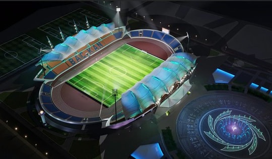 Sân vận động tỉnh Bắc Kạn được lấy ý tưởng từ 'sự tích hồ Ba Bể' có gì đặc biệt?