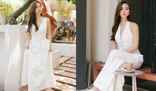 Muốn mặc đồ trắng đẹp, chị em hãy tham khảo Huyền Lizzie