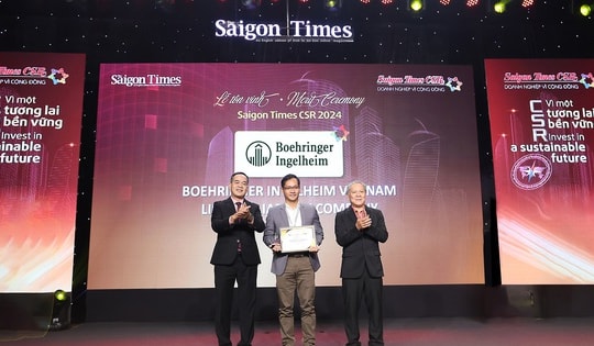 Boehringer Ingelheim Việt Nam nhận giải thưởng 'Doanh nghiệp vì cộng đồng' tại Saigon Times CSR 2024