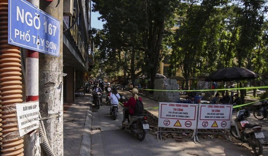 Hà Nội: Phát hiện gần 150 bộ hài cốt khi thi công cống thoát nước trên phố Tây Sơn