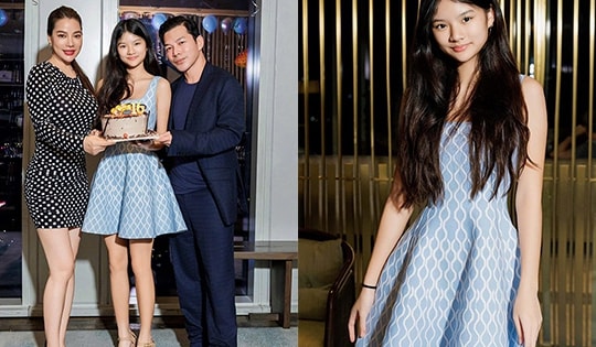 Hành động thân thiết của Trương Ngọc Ánh với chồng cũ Trần Bảo Sơn trong sinh nhật con gái